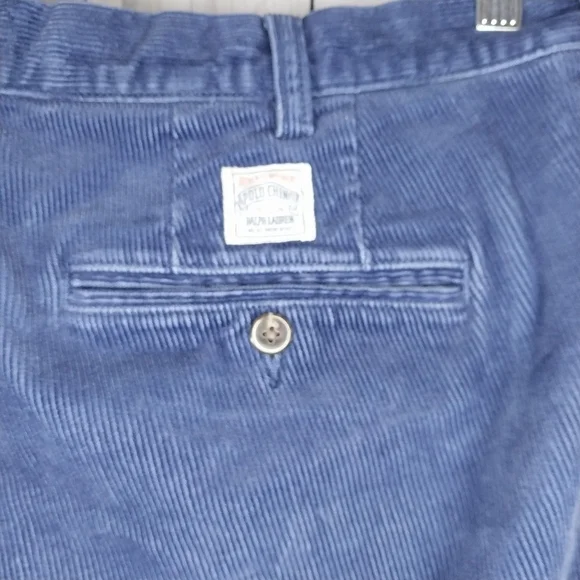 Polo Ralph Lauren Vintage 90's Men's Blue Corduroy Pants - Picture 15 of 16